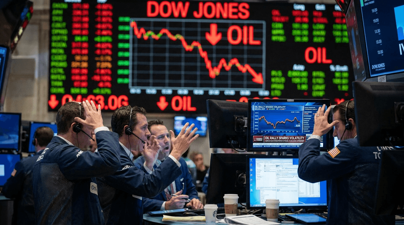 US Stocks Plunge as Oil Rally Fuels Broader Market Volatility