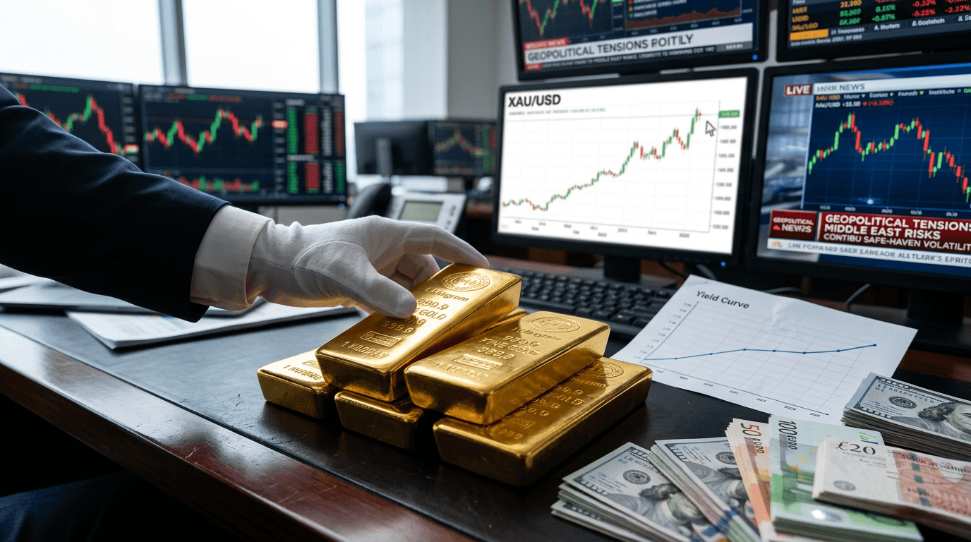 Gold Rebounds to $4,600 Amid Iran Tensions and Rate Uncertainty