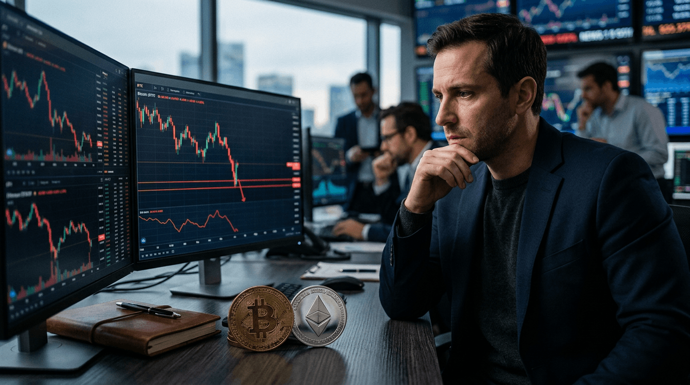 Bitcoin, Ethereum, XRP at Risk Near Key Support Levels Amid Crypto Market Pullback