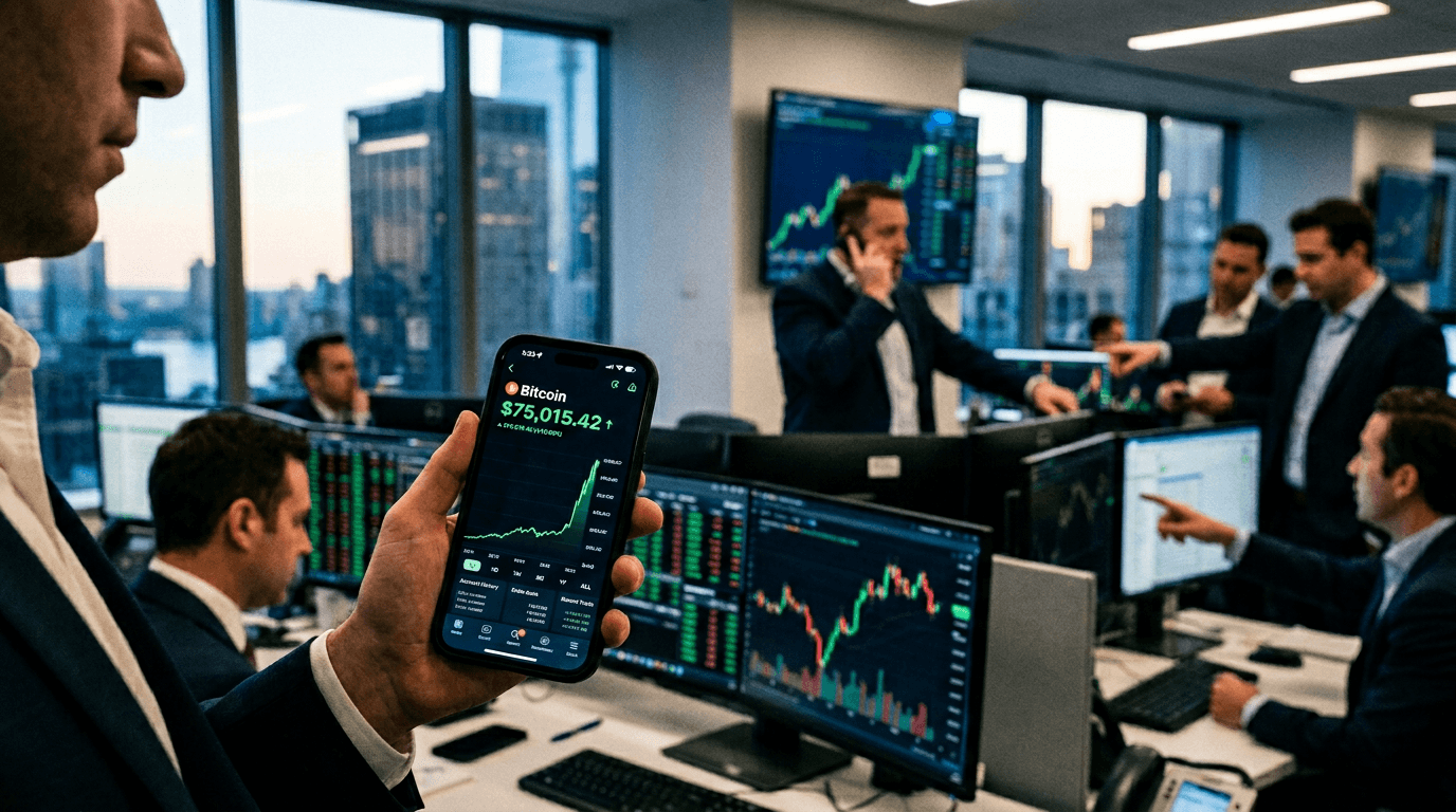 Bitcoin Breaks $75,000 as Institutional ETF Inflows Hit Record Highs