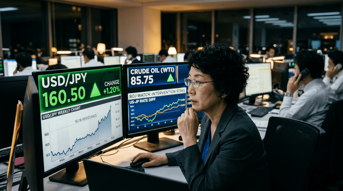USD/JPY Breaks 18-Month High Above 160.50: Interest Rates and Yen Weakness Collide