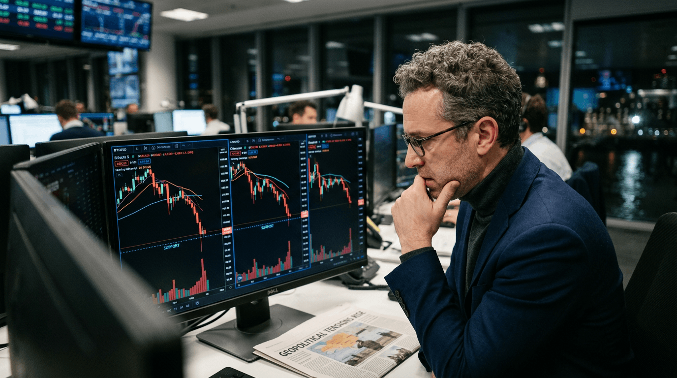 Bitcoin, Ethereum, Ripple Test Critical Supports Amid 2% Pullback and Geopolitical Turmoil