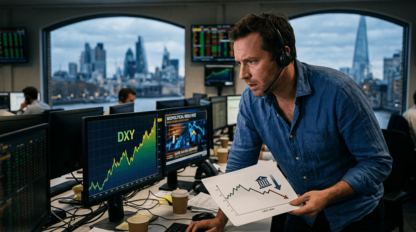 Safe-Haven Dollar Rally Amid US-Iran Tensions: Short-Term Strength, Long-Term Headwinds