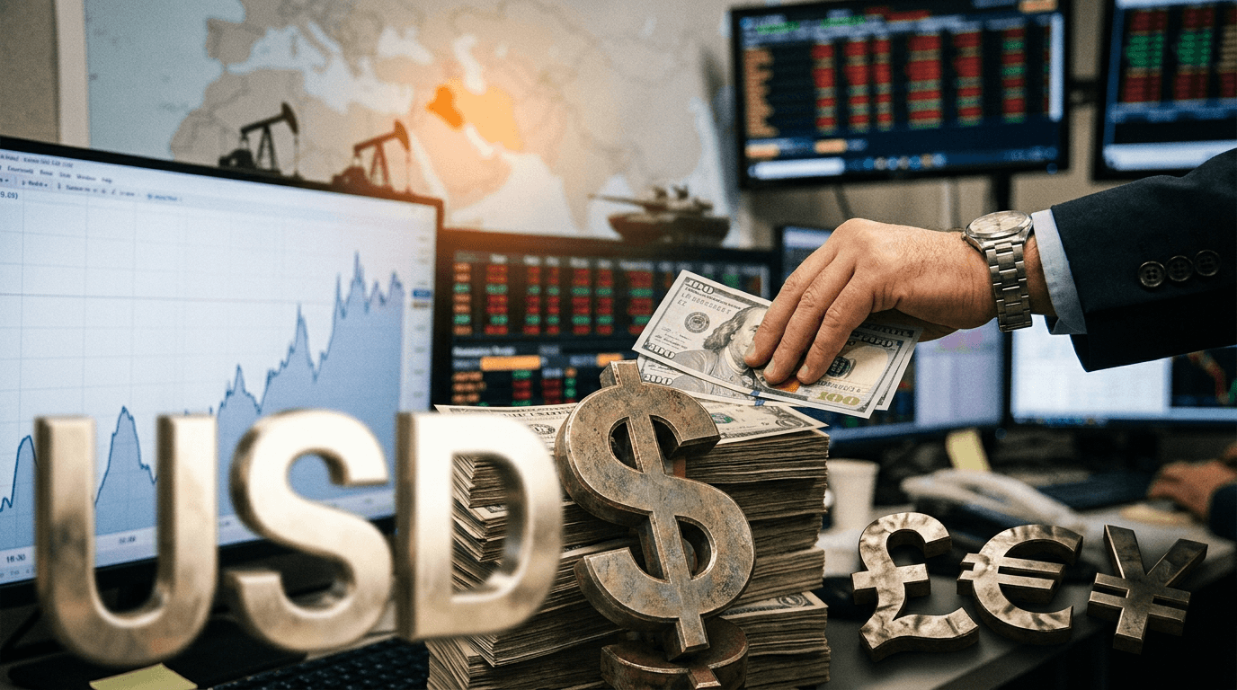 Dollar Climbs Amid Middle East Tensions: Safe-Haven Demand Takes Charge