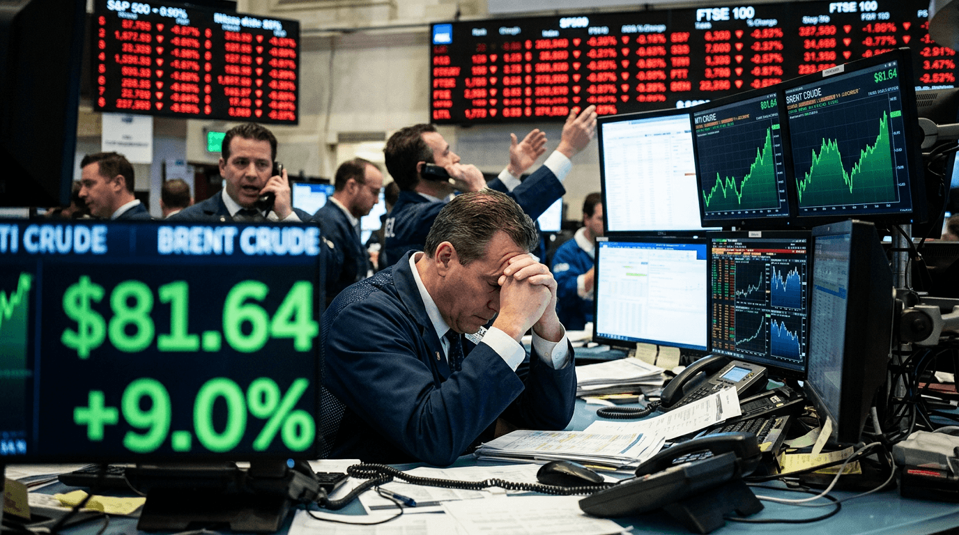US Stock Market Buckles as Oil Surges 9% Amid US-Iran War Escalation