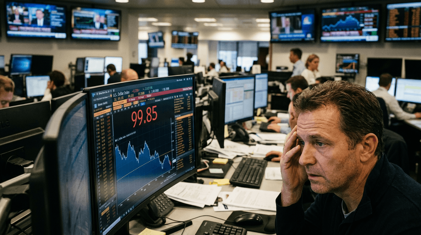 US Dollar Index Breaks Below 100: What This Technical Breakdown Means for Traders