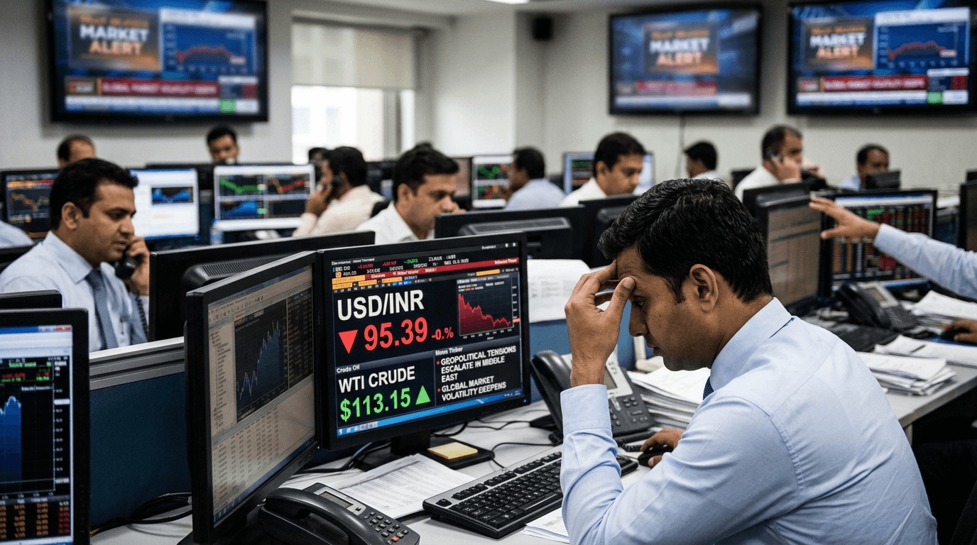 Indian Rupee Hits Record Low as Gulf Tensions Send Crude Oil Soaring