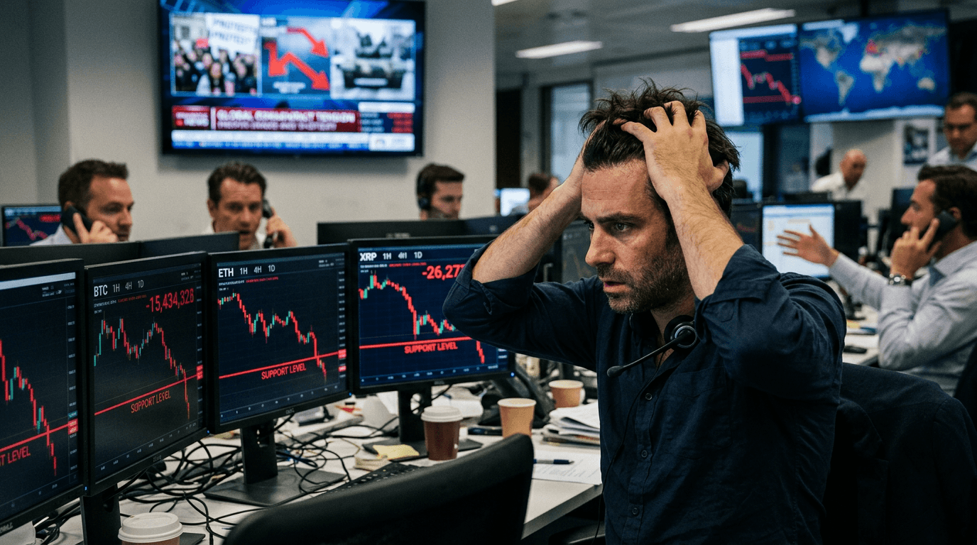 Bitcoin, Ethereum, and Ripple Dip 2% Near Key Supports Amid US-Iran War