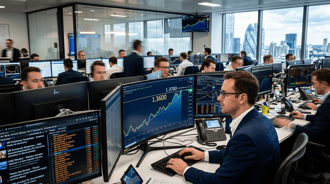 GBP/USD Tests 11-Week Highs as Dollar Retreats on Peace Hopes