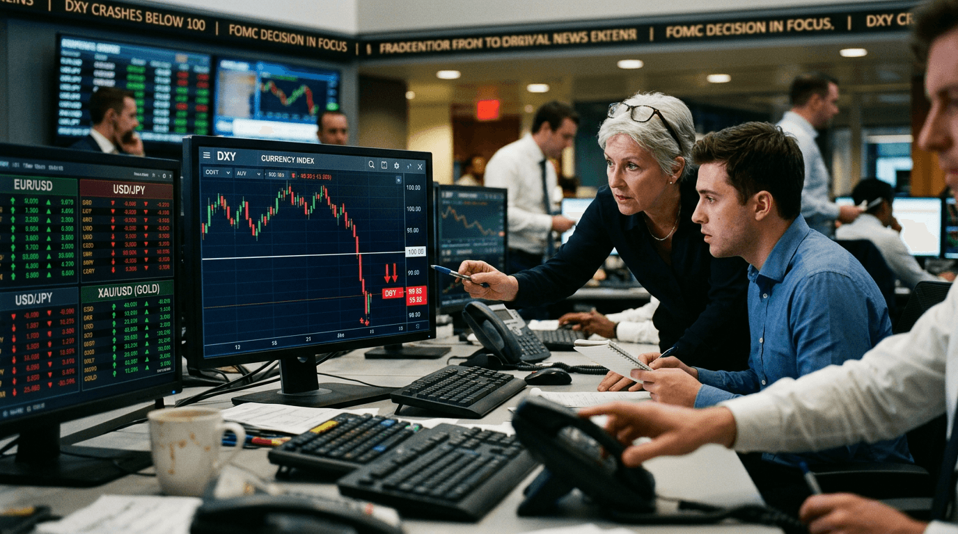 US Dollar Index Breaks Below 100: What This Historic Shift Means for Your Trading