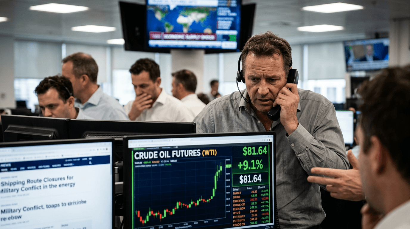 Oil Surges to $81.64 Amid US-Iran War: What Traders Must Know About This Supply Shock