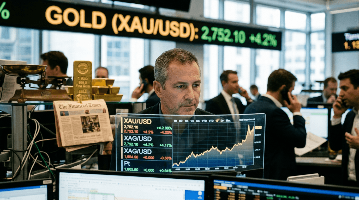 Gold Holds $4,700 as Safe-Haven Demand and Dollar Weakness Support Record Rally