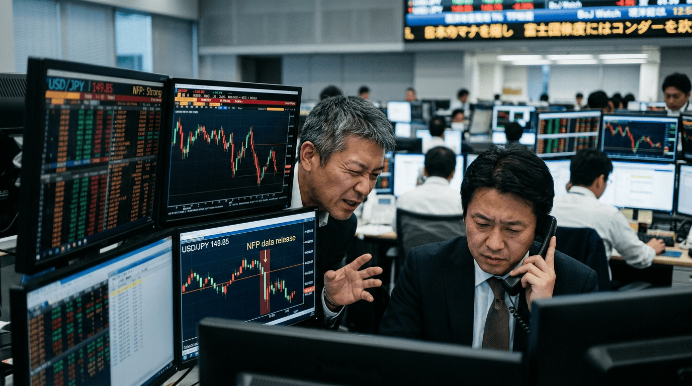 USD/JPY Lower Despite Strong US Jobs: When Central Banks Trump Economics
