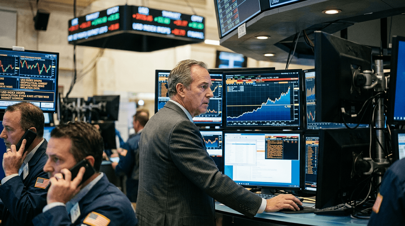 Gold Holds Firm Above $4,700 as Dollar Weakness and Geopolitical Risk Drive Safe-Haven Demand