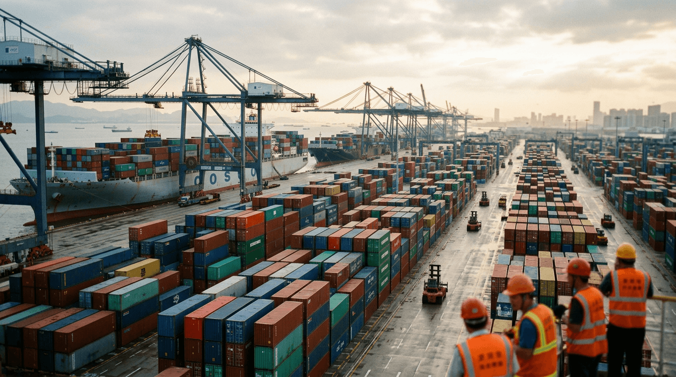 China Exports Surge 14% as AI Demand and Precautionary Buying Drive Trade Surplus Wider