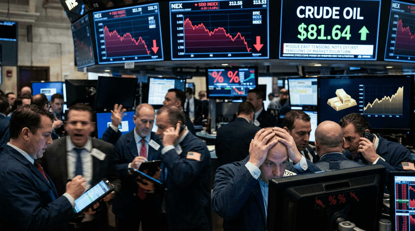 Oil Prices Surge 9% as US-Iran Conflict Shakes Stock Market and Reignites Stagflation Fears