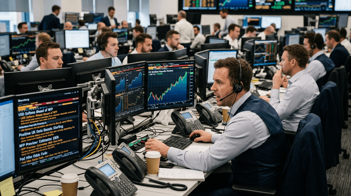 GBP/USD Edges Higher to 1.3365 as Traders Await US Jobs Data