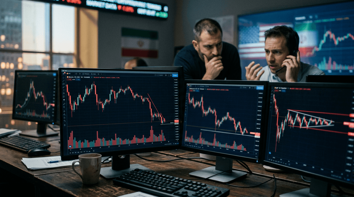 Bitcoin, Ethereum, and Ripple Dip 2% Near Supports as Geopolitical Risks Escalate
