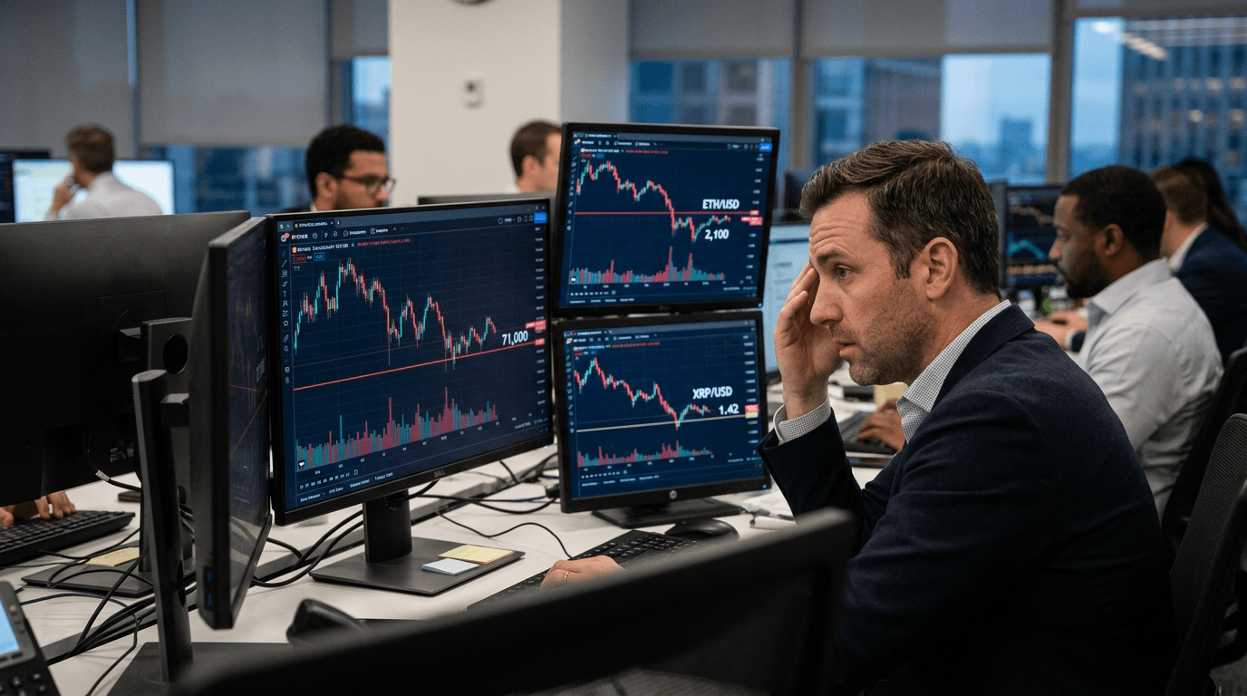 Bitcoin, Ethereum, and Ripple at Risk Near Key Supports Amid Geopolitical Uncertainty