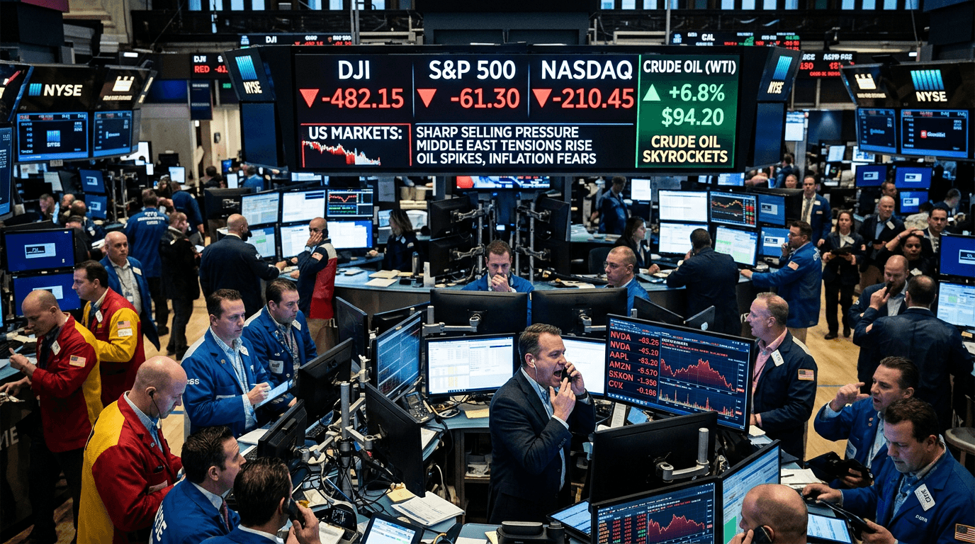 Oil Surges 9% as Stocks Plunge on US-Iran War Escalation: What Traders Need to Know