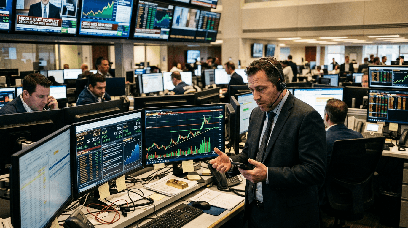 Gold and Silver Rally on Safe-Haven Demand as US-Iran Tensions Escalate