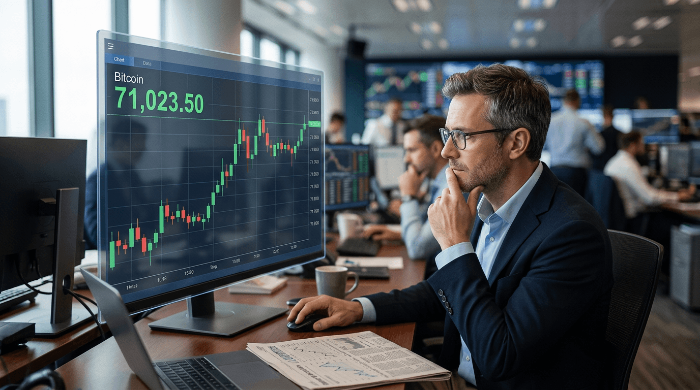 Bitcoin Holds Above $71,000 Amid Market Uncertainty and Competing Flows