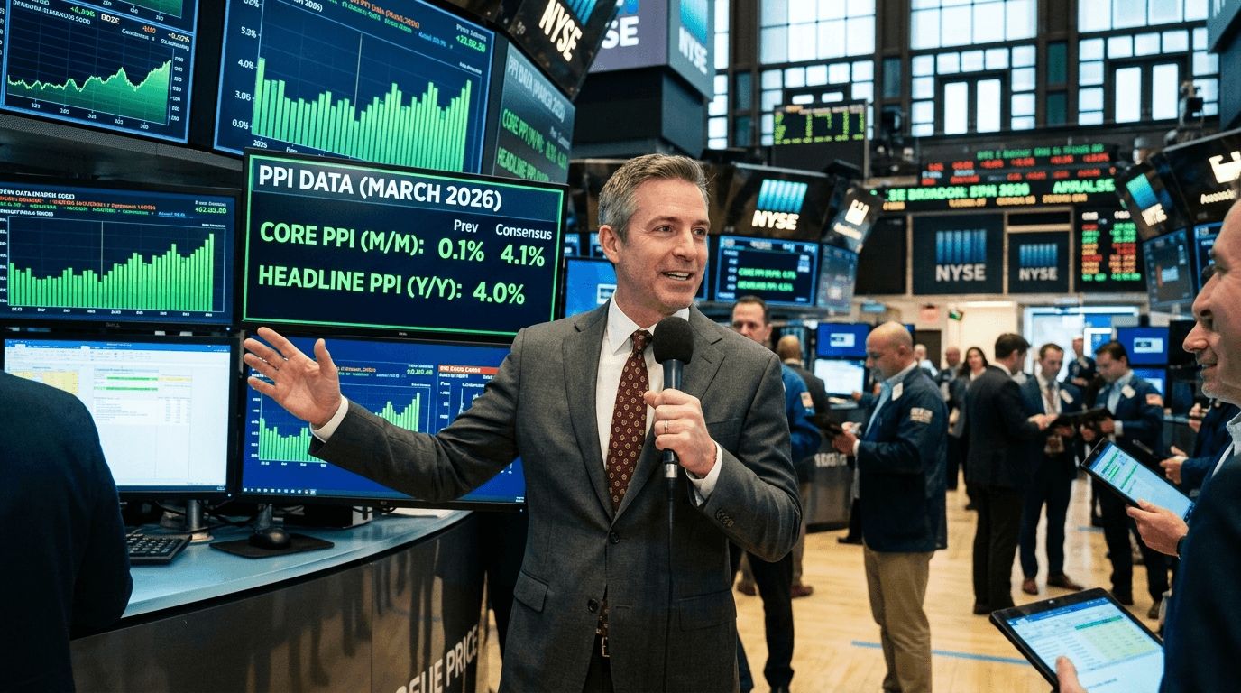 Producer Price Inflation Moderates Faster Than Expected, Easing Market Concerns