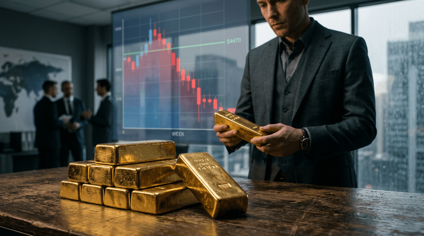 Gold Rebounds on Safe-Haven Demand Despite Weekly Decline: The Paradox Explained