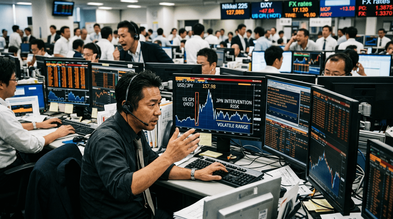 Yen On The Edge: US Inflation Lifts USD/JPY, But Intervention Fears Cap Gains