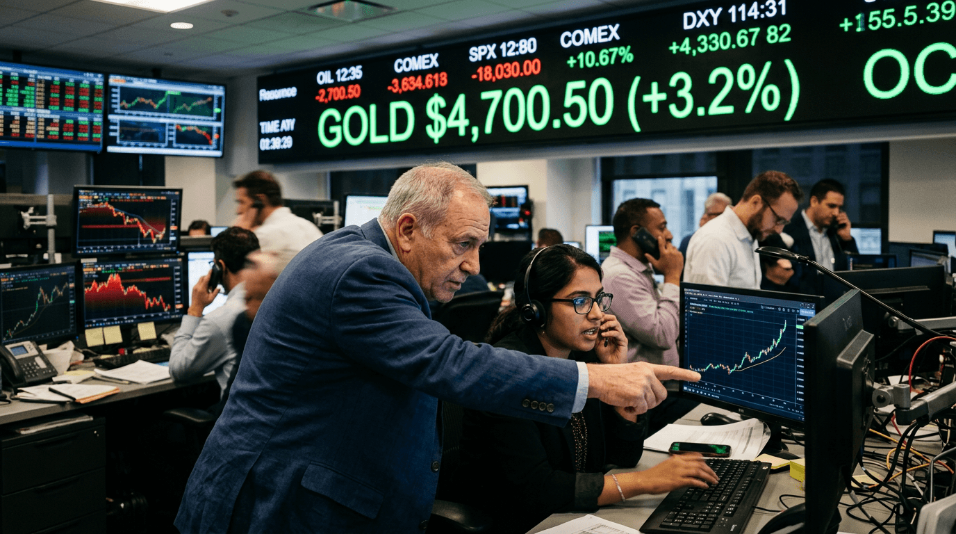 Gold Recovers Toward $4,700: Safe-Haven Demand Strengthens Amid Geopolitical Tensions