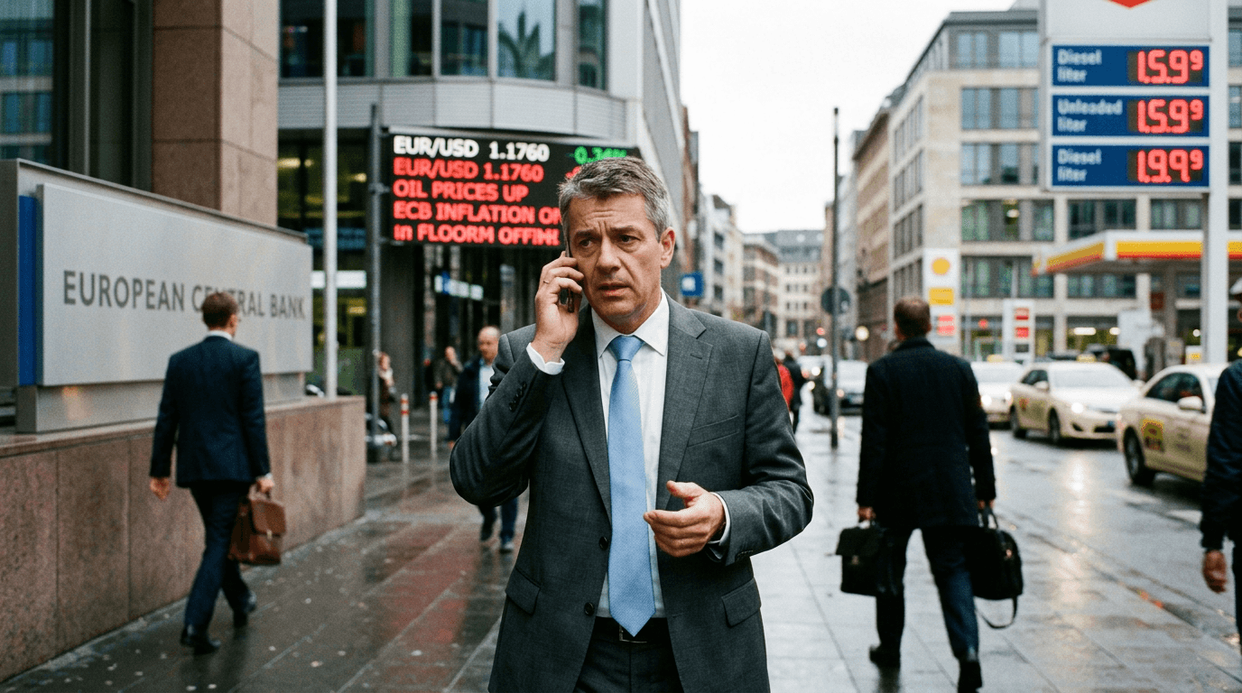 EUR/USD Under Pressure: How Oil Spikes and ECB Caution Are Reshaping Currency Markets