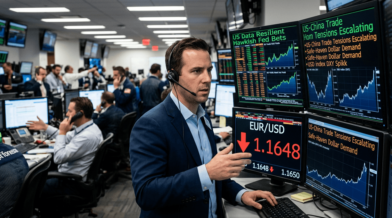 EUR/USD Extends Slide as Hawkish Fed and Trade Tensions Support Dollar