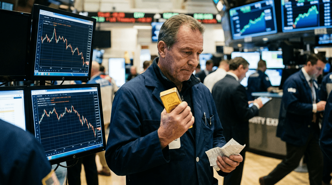 Gold Rebounds But Weekly Decline Signals Yield-Dollar Headwinds Override Safe-Haven Flows