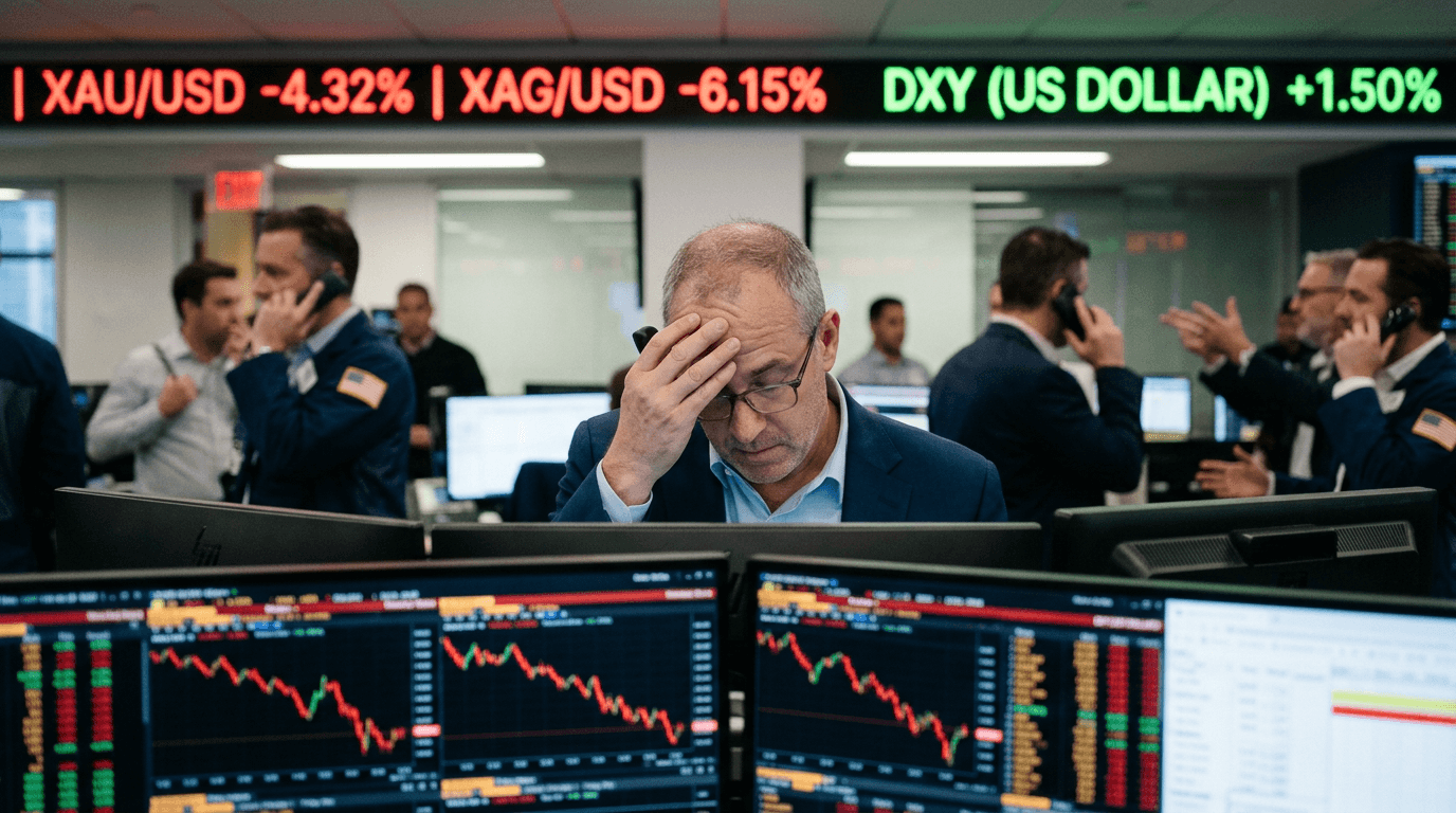Gold And Silver Slammed As Surging Dollar Triggers Margin Shock