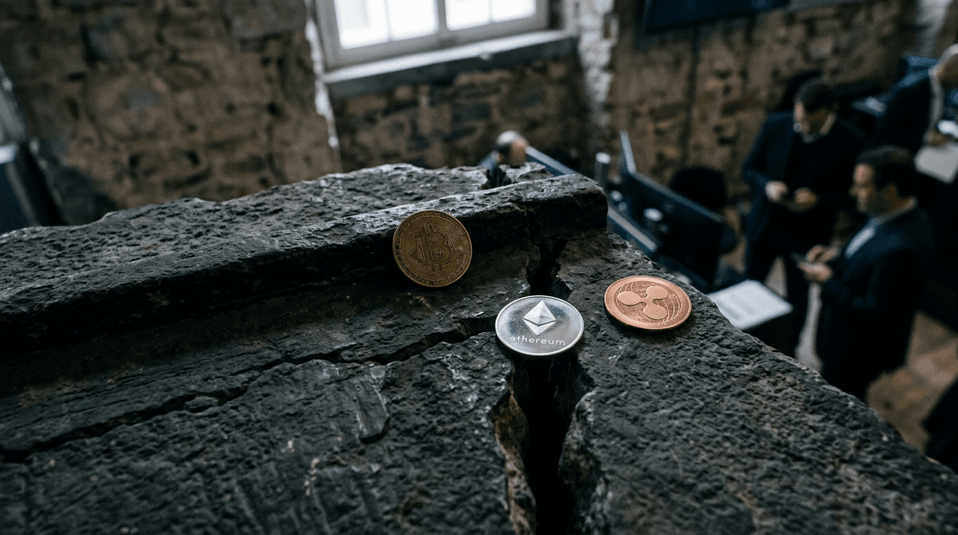 Bitcoin, Ethereum and XRP Test Key Support as Risk-Off Mood Grips Markets
