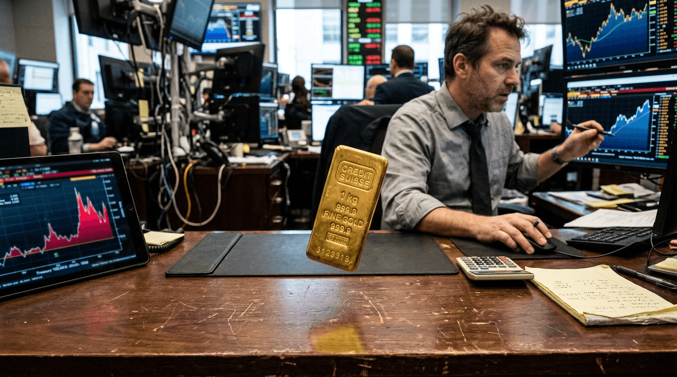 Gold Rebounds on Safe-Haven Demand but Still Faces a Weekly Loss