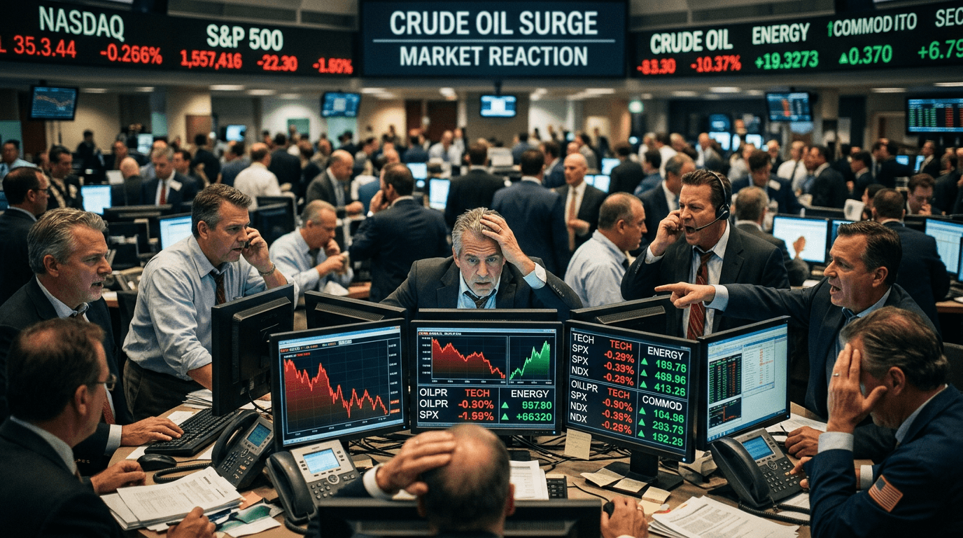 Oil Spike Jars Wall Street: How Inflation Fears Are Repricing Risk