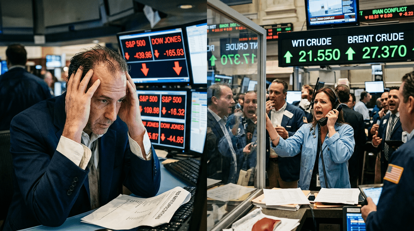 US Stocks Stumble as Oil Spikes on Renewed Middle East War Fears