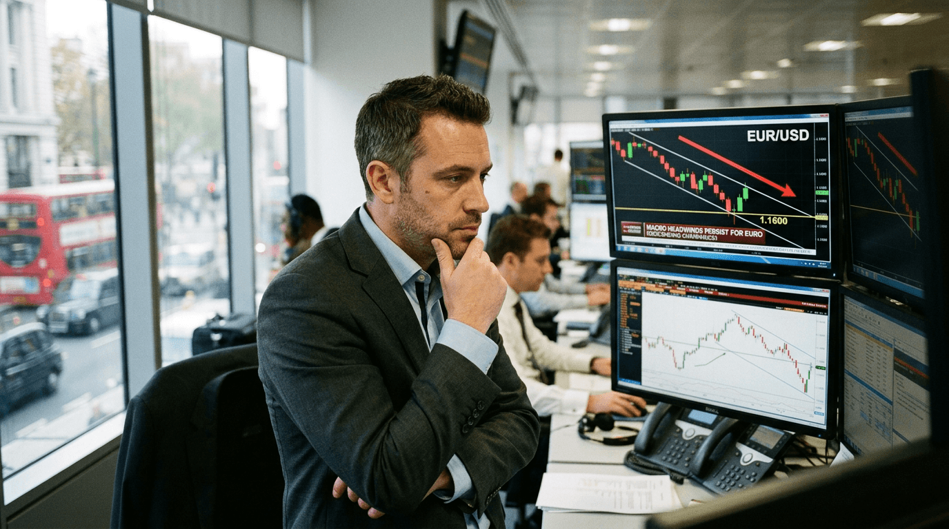 Euro Rebounds from 1.1600, But EUR/USD Technicals Still Favor the Bears
