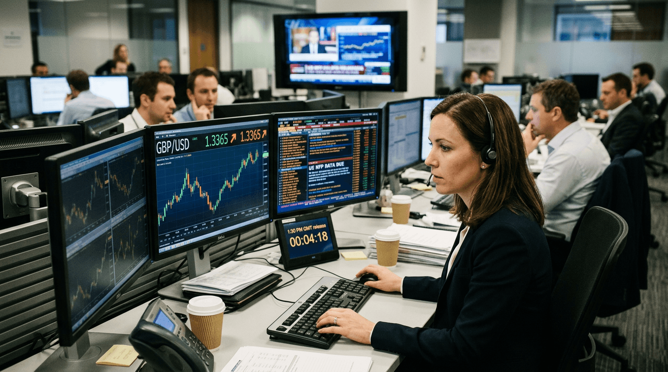 Pound Sterling Firms Ahead of NFP: Positioning, Not a Breakout (Yet)