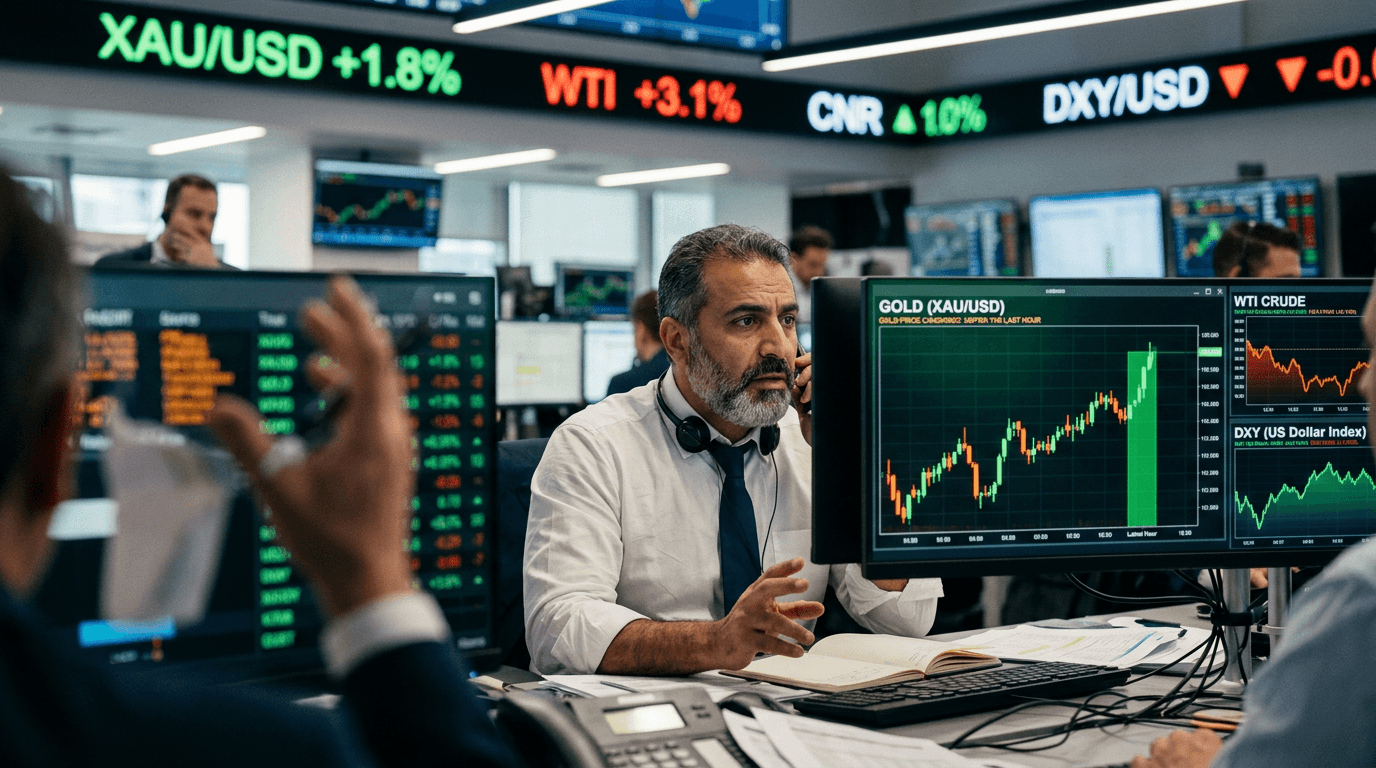 Safe-Haven Flows Lift Gold as Middle East Crisis Deepens: What Traders Need to Know