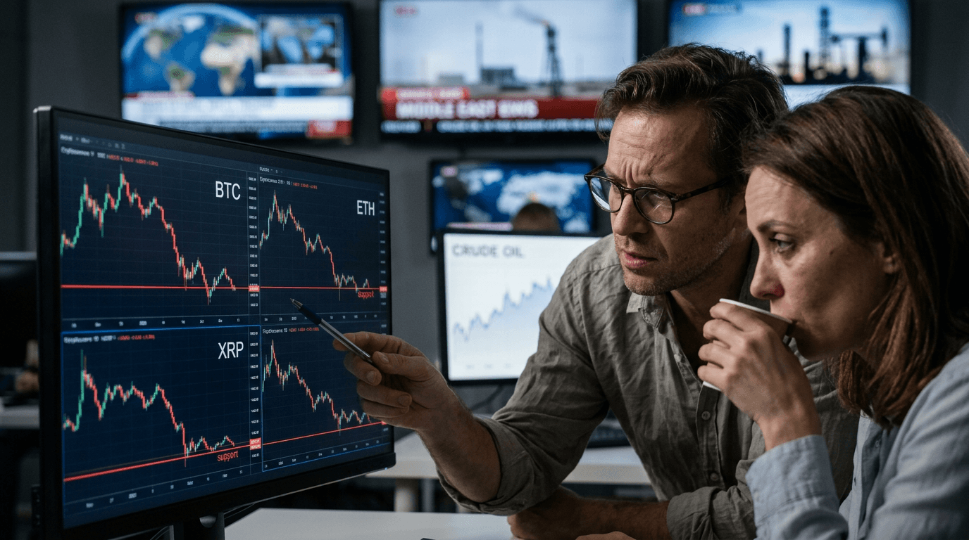Crypto Market Holds Support as US‑Iran Tensions Test Risk Appetite