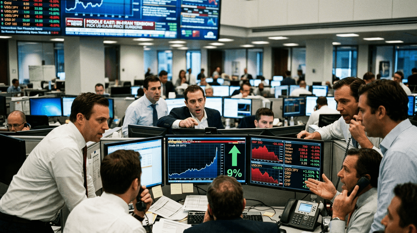 Oil Spikes Over 9% on Iran Conflict: Fallout for Equities and FX