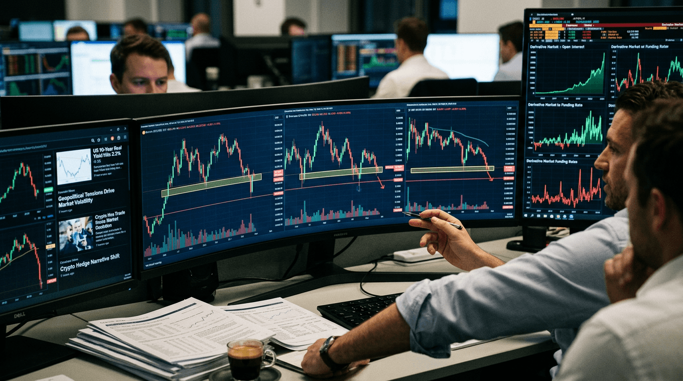 Crypto Balancing Act: BTC, ETH and XRP Test Supports as War Volatility Rises