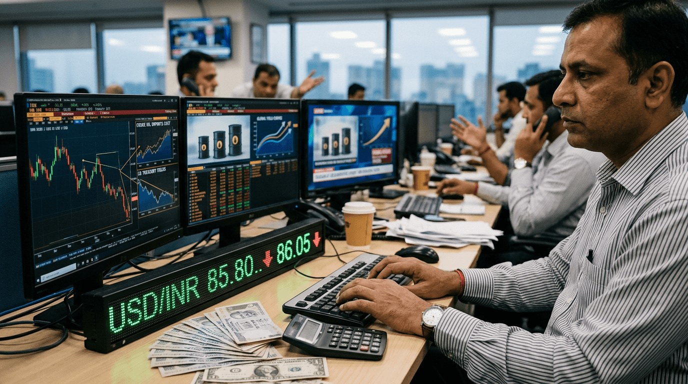 Rupee At Record Lows: How Oil And Bond Shocks Are Repricing India’s Macro Story