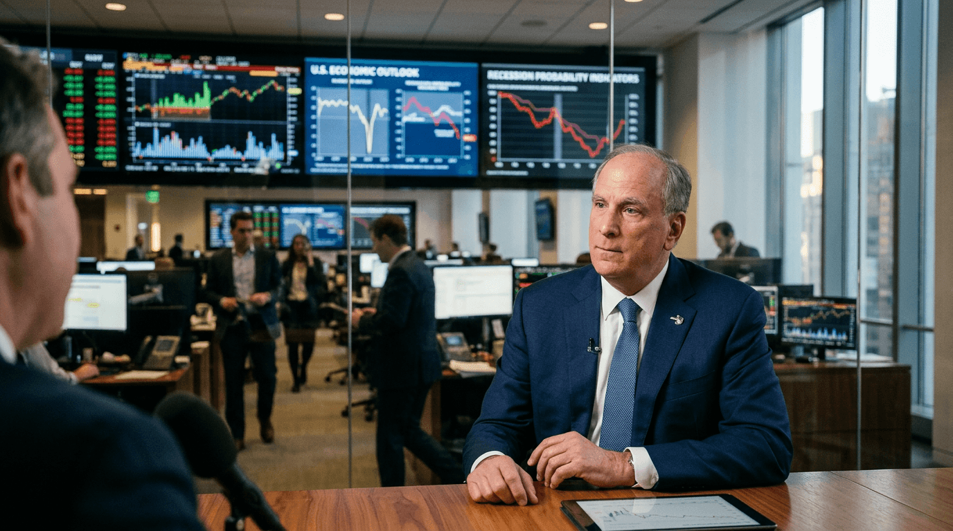 BlackRock’s Larry Fink Flags Recession Risk: What It Means for Traders