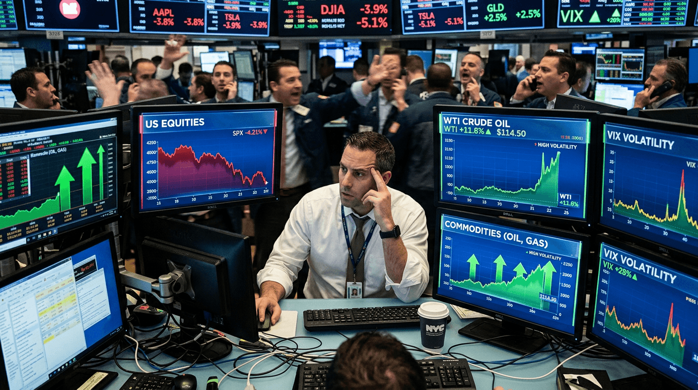 Oil Jumps 9% On Middle East Tensions, Triggering A Cross‑Asset Risk Reset