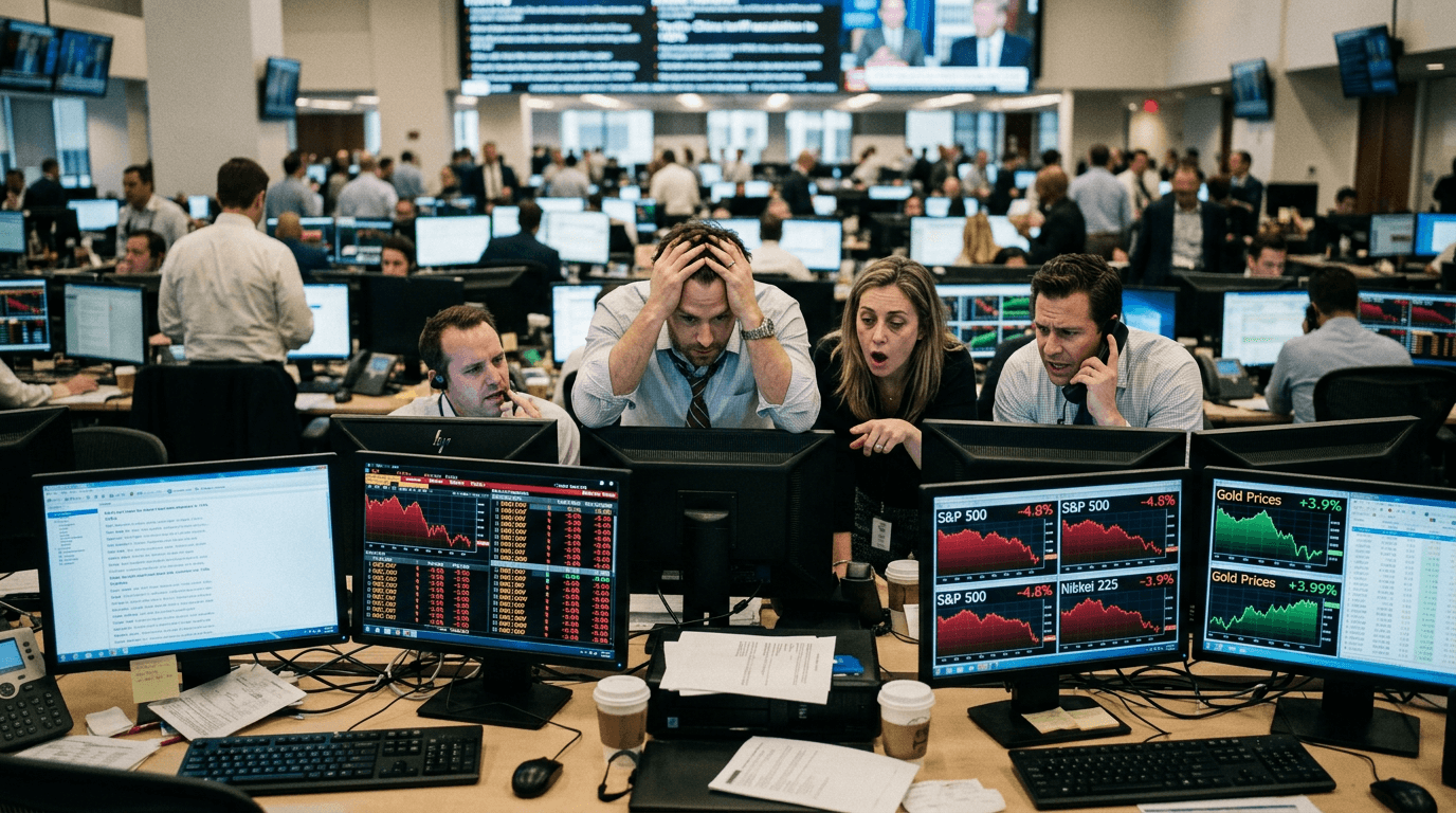 Trade War Shock: 145% US Tariffs On China Ignite Global Risk-Off Move