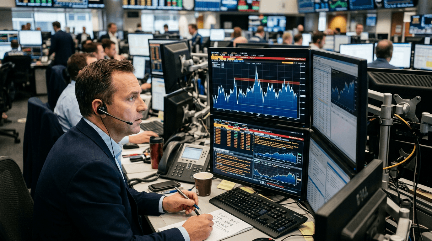 Pound Rises on Stronger UK Data, But a Firm US Dollar Caps the Upside