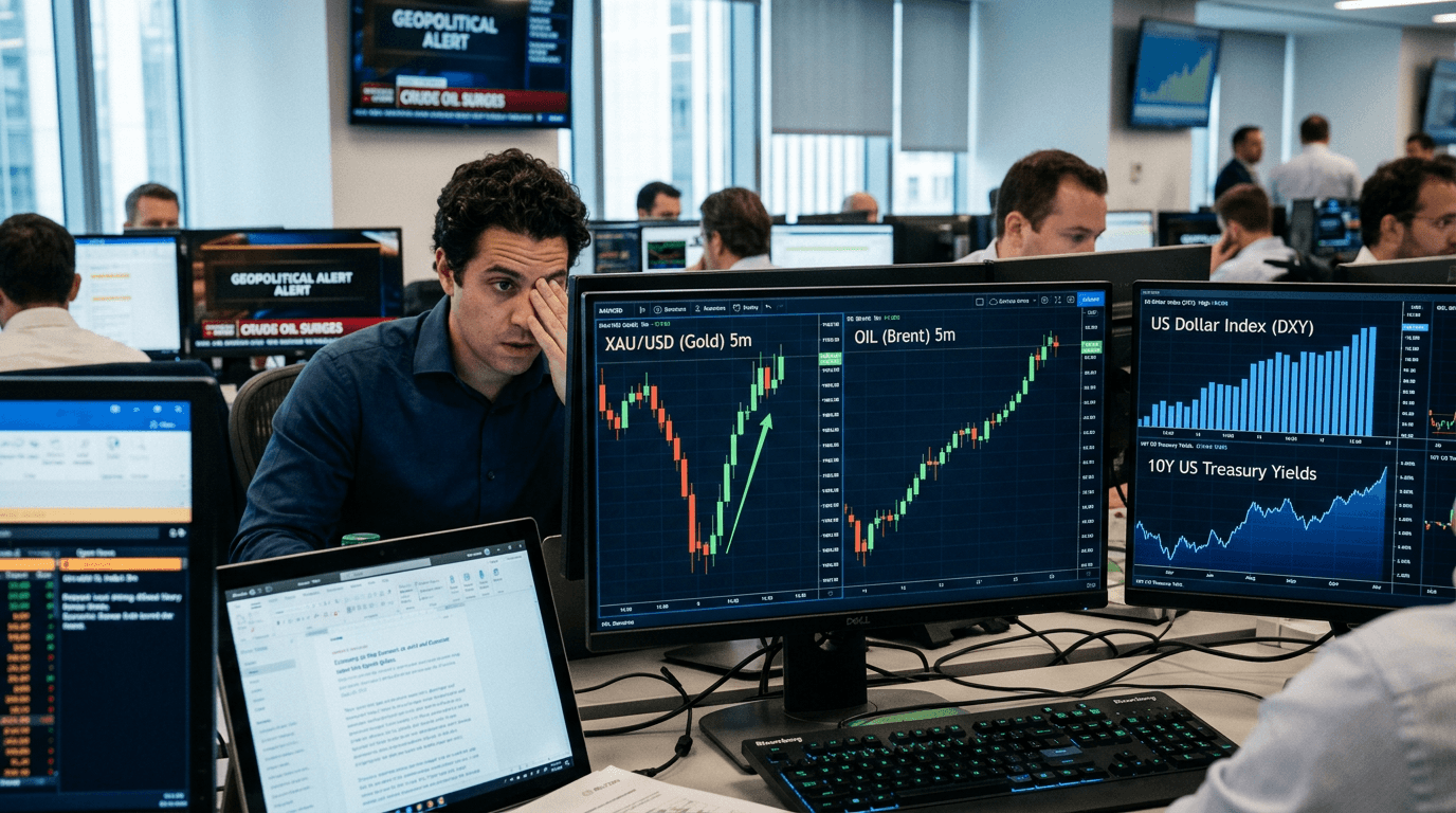 Gold Rebounds as Safe-Haven Flows Challenge Strong Dollar Headwinds